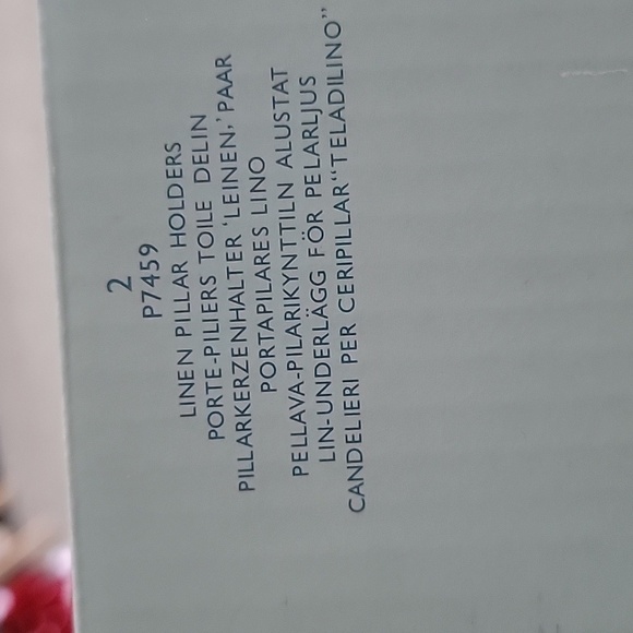 Partylite Linen Pillar holders - Picture 3 of 4